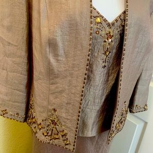 David’s Bridal Mother of the Bride two pieces maxi dress.